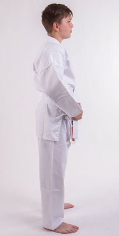 Uniforms for karate kids have to be priced for a budget and be light . weight to provide more fun while being easy to maintain. Kids quickly grow out of them so they have other demands than adult sportswear. #karateuniform #karatekid #martialartsboy #whitecotton #sportwearboys Karate Suit, Olympic Boxing, Martial Arts Equipment, Elastic Waistband Pants