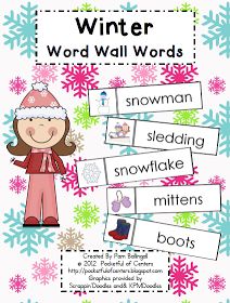 Pocketful of Centers: Winter Freebie January Kindergarten, Prek Ideas, Kindergarten Rocks, Winter Kindergarten, Kindergarten Fun, Preschool Literacy