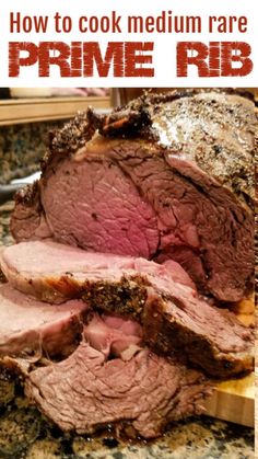 how to cook medium rare prime rib roast