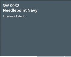 an image of a navy ship with the words needlepoint navy interior / exterior on it