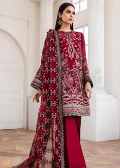 Pakistani Salwar, Chiffon Collection, Embroidered Organza, Punjabi Suit, Organza Dupatta