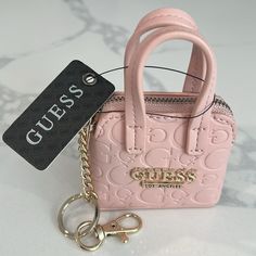 Brand New Cute. Guess Mini Coin Purse. Beautiful. Cute Pink Purse, Baddie Purses, Purses 2024, Guess Bags Black, Massage Pictures, Fav Products, Guess Bag, Bags Cute, Sacs Design