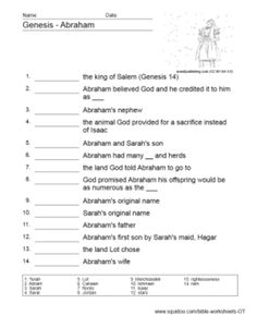 the bible worksheet with answers for children to learn how to read it and what to use them