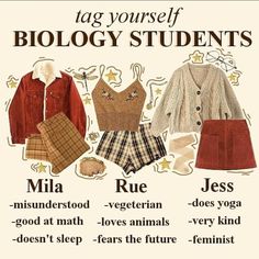 Biology Major Aesthetic Outfits, Study Moodboard, Academia Aesthetic Outfit, Hogwarts Outfits, Mood Clothes, Teacher Outfit, Mood Board Fashion, To Study, Dream Clothes