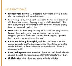 instructions for baking bread in the kitchen with ingredients and instructions on how to bake it