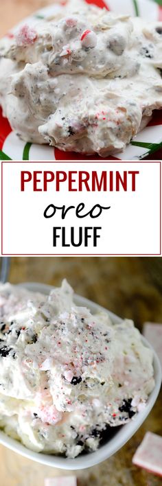 peppermint cream fluff is an easy appetizer for the holiday season