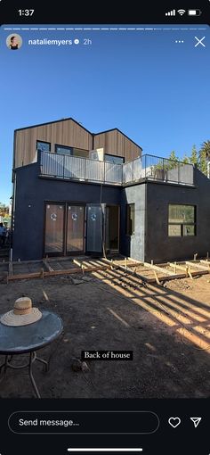 an image of a house being built in the middle of the day with no one on it