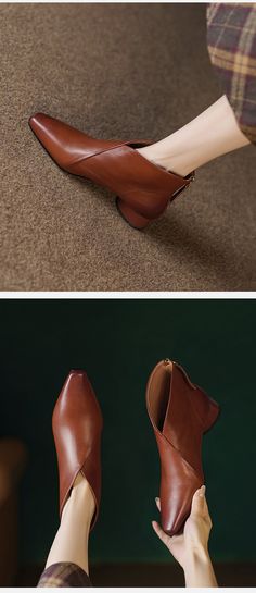 Block Heel Ankle Boots, Heeled Ankle Boots, Me Too Shoes, Block Heels, Rubber Sole, Heel Height, Leather Upper, Ankle Boots, Heels