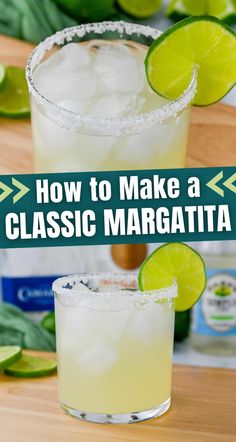 how to make a classic margarita