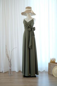 Bridesmaid dresses Olive green dress Green party dress Maxi | Etsy Bridesmaid Dresses Olive Green, Green Bridesmaid Dress Long, Bridesmaid Dresses Olive, Olive Green Bridesmaid, Long Green Bridesmaid Dresses, Olive Bridesmaid Dresses, Olive Green Bridesmaid Dresses, Olive Green Dress, Sage Green Bridesmaid Dress