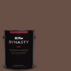 a brown paint with the words dynastiy on it