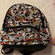 Disney Backpack New With Tags Casual Black Backpack For Disney Trips, Trendy Mickey Mouse Backpack For Disney Trips, Disney Mickey Mouse Bag For Back To School, Mickey Mouse Everyday Backpack, Trendy Minnie Mouse Travel Backpack, Mickey Mouse Standard Backpack For Disney Trips, Mickey Mouse Themed Backpack For Disney Trips, Trendy Minnie Mouse Backpack For Travel, Casual Minnie Mouse Backpack For Disney Trips