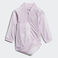 Adidas Sst Tracksuit In Pink Brand New With Tags Kids Color Light Pink Adidas Tracksuit Adidas Pink Fitted Sets, Fitted White Adidas Sets, Fitted Pink Adidas Sets, Adidas Pink Sets For Spring, Adidas Pink Spring Set, Adidas White Long Sleeve Set, Adidas Fitted Playwear Sets, Adidas Fitted Sets For Playwear, White Fitted Playwear Set