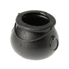 a black pot is shown on a white background