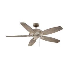 a ceiling fan that is on top of a white wall and it has four blades