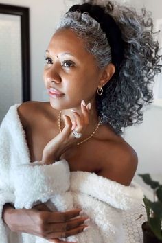 Skincare 101 for Winter Skin - Elf Rouge, Tennille Murphy, Black Haircut, Skincare 101, Salt And Pepper Hair, Grey Hair Inspiration, Beautiful Gray Hair, Silver Foxes, Silver Grey Hair