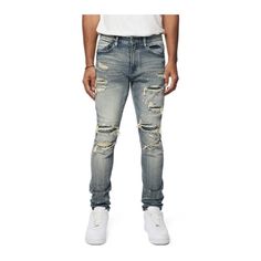 Smoke Rise Denim Jeans With 5 Pockets Design Levi Straight Leg Jeans, Levis 501 Straight Leg, Denim Men, Pockets Design, Stretch Denim Pants, Moto Jeans, Bke Jeans, Michael Kors Men, Polo Jeans