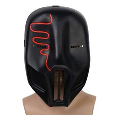 PRICES MAY VARY. Material :100% resin, environment-friendly material, breathable and comfortable. Mask Size :10*6*4 inches, suitable for most adult sizes. Design: Solid but not bulky, well made, colorful, with soft sponges inside,more comfortable to wear. The back of the mask is fitted with an elastic band, which can be adjusted to any size! Application: Perfect decoration, holiday gifts, Halloween, carnival, Christmas, Cosplay, costume party, collection ornaments, etc. Put on a mask: When you p Futuristic Costume Accessories For Halloween Cosplay, Rave Costume Accessories For Cosplay And Halloween, Futuristic Costume Accessories For Halloween, Black Mask Cosplay Costume For Cosplay Events, Black Masquerade Cosplay Costume With Mask, Futuristic Halloween Cosplay Costume, Futuristic Cosplay Costume For Halloween, Plastic Costume Accessories For Halloween Cosplay, Plastic Costume Accessories For Cosplay Halloween