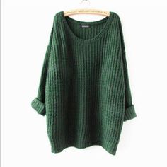 Batwing Sleeve Top, Casual Pullover Sweater, Pullover Outfit, Long Pullover, Loose Pullover, Oversize Knit, Oversized Knitted Sweaters, Loose Sweater, Casual Sweaters