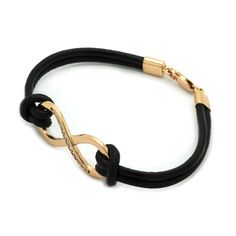 Golden Infinity Women Leather Bracelet Features: SKU 3006Br_Gold Brand new gold 585 (14k) bracelet. Not plated, 100% solid gold 585 metal! Metal color - Rose gold Weight - 7.0g. Gemstones: White Zircons Availability of proprietary tag manufacturer - Yes; Country of origin - Ukraine; TRANSLATE with x English Arabic Hebrew Polish Bulgarian Hindi Portuguese Catalan Hmong Daw Romanian Chinese Simplified Hungarian Russian Chinese Traditional Indonesian Slovak Czech Italian Slovenian Danish Japanese S Adjustable Infinity Bracelet For Formal Occasions, Luxury Infinity Bracelet For Formal Occasions, Elegant Infinity Bracelets For Everyday, Elegant Infinity Bracelet For Everyday, Elegant Adjustable Bracelet With Gold Clasp, Elegant Bracelets With Gold Clasp As Gift, Elegant Adjustable Gold Bracelet With Gold Clasp, Elegant Gold Infinity Bracelet As Gift, Elegant Gold Infinity Bracelet For Gift