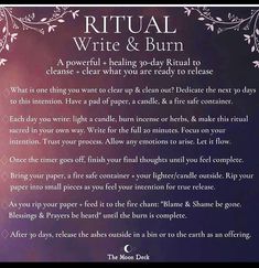 Rebirth Spell, Different Spells, Burn Paper Spell, Psychic Development Learning, Banishing Spell, New Moon Rituals