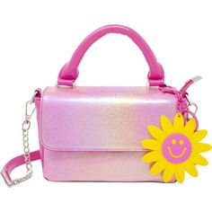 This shiny baguette bag features a shiny front and smooth back finish. The front flap has a magnetic closure. The flap opens to expose a full zip top. Inside the bag has a zipper compartment and extra card slots. The strap is adjustable with a half chain design. | Zomi Gems | Shiny Baguette Handbag, Hot (Pink, One Size) | Maisonette collects the best children’s products from around the world (unlike Zulily, Etsy, The Tot, Farfetch Kids, Childrensalon, Crate and Kids, Kohls, Wayfair, Buy Buy Baby Trendy Pink Crossbody Baguette Bag, Trendy Pink Baguette Bag With Zipper Closure, Pink Flap Bag For Daily Use, Trendy Pink Flap Shoulder Bag, Rectangular Pink Bag With Magnetic Closure, Pink Rectangular Bag With Magnetic Closure, Trendy Pink Rectangular Flap Bag, Colorful House Decor, Pastel Bracelet