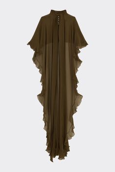 Cape Top, Vintage Cape, Fashion Aesthetics, Modest Fashion Outfits, Wardrobe Style, Looks Style, Event Dresses, High Neckline, Modest Outfits