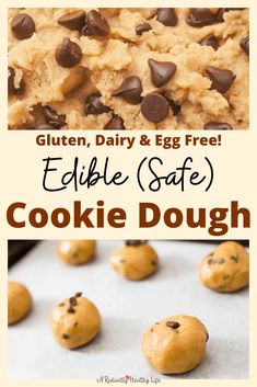 gluten, dairy and egg free edible safe cookie dough is the perfect way to enjoy it