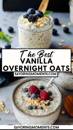 A creamy and classic breakfast idea with a sweet hint of vanilla! Perfect for meal prep and busy mornings when you need something quick and satisfying. Save this tasty treat and make it later.
#vanillaoats #overnightoats #breakfastideas #quickrecipes #easybreakfast #healthyrecipes #makeaheadmeals #oatmealrecipes #mealprep #breakfastinspo