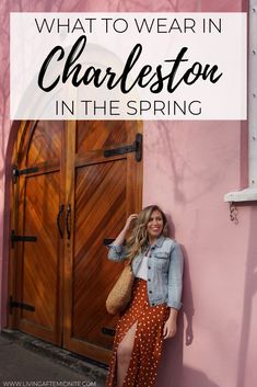 What to Wear in Charleston in the Spring | Charleston Packing List | Spring in Charleston | Best Outfits to Wear in Charleston | What I Packed for Charleston Outfit Ideas Charleston, Outfits For South Carolina, Savannah Georgia What To Wear, Charleston What To Wear, Packing List For Charleston Sc, Spring In Charleston Sc Outfits, Plus Size Charleston Outfits