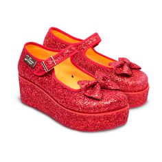 Chocolaticas® Dorothy Women's Mary Jane Platform Not Flexible, Hot Chocolate Design, Billy Kid, Mary Jane Platform Shoes, Red Platform, Chocolate Design, Womens Mary Janes, Platform Mary Janes, Girly Shoes