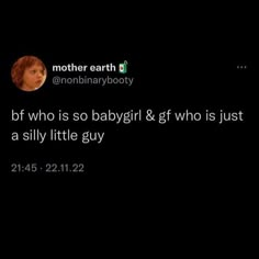 a tweet with the caption that reads, mother earth @ nomnarryboty