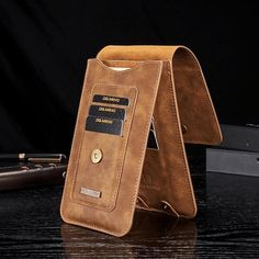 Men Faux Leather Vintage Card Holder Waist Bag Phone Bag Closure Type: Hasp Color: Black,Brown,Grey Hardness: Hard Material: Genuine Leather Size: S,L Style: Business,Casual Precise details: Details: Material Faux Leather Color Brown,Grey,Coffee Weight 150g Length 10cm(3.94'')/10.5cm(4.13") Height 17cm(6.69'')/19cm(7.48") Inner Pocket Phone Pocket,Card Pocket Closure Hasp Package include:1*BagMore Details: Disclaimer : About Size:Size may be 2cm/1 inch inaccuracy due to hand measure.These measur Rectangular Faux Leather Bag With Card Slots, Rectangular Faux Leather Bags With Card Slots, Brown Leather Phone Bag For Business, Brown Leather Business Phone Bag, Casual Brown Rectangular Phone Bag, Brown Pouch Wallet With Mobile Phone Bag, Business Brown Shoulder Bag With Pockets, Brown Business Shoulder Bag With Pockets, Brown Business Phone Bag With Cell Phone Pocket