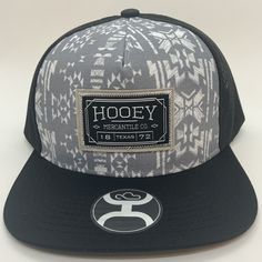 Hooey DOC Gray with Black mesh. Snapback adjustable five panel hat. All hats come shipped in a new box. Adjustable Gray Trucker Hat With Flat Bill, Adjustable Gray Flat Bill Trucker Hat, Gray Adjustable Snapback Trucker Hat, Adjustable Gray 5-panel Trucker Hat, Gray Snapback Trucker Hat One Size, Gray Snapback Trucker Hat, Adjustable Gray Trucker Baseball Cap, Adjustable Gray Trucker Hat, Adjustable Gray Snapback Hat