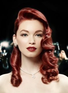 1950s Hair, Medium Length Hair Up, Hair Styles 2014, Retro Waves