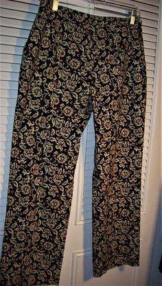 "Long paisley cotton pants by Harold's. Cotton. Side zip. Waist measures 30\". hip measures 38\", length 35\". No flaws of any kind. Stored with TLC. Comes from a smoke-free home." Casual Patterned Pants With Paisley Print, Casual Patterned Paisley Print Pants, Casual Paisley Print Patterned Pants, Stretch Wide Leg Bottoms With Paisley Print, Wide Leg Bottoms With Paisley Print And Stretch, Cotton Wide Leg Bottoms With Paisley Print, Spring Cotton Pants With Paisley Print, Wide Leg Cotton Bottoms With Paisley Print, Casual Paisley Print Bottoms For Fall