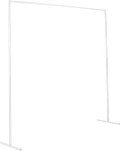 a white soccer goal on a white background