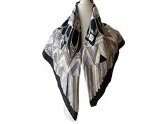 Gorgeous Art, Art Deco Design, Silk Scarf, One Size Fits All, Color Palette, Dolce And Gabbana