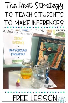 the best strategy to teach students to make inferences with free printable book