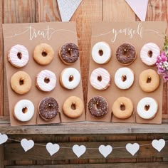 there are many donuts that are on the table and one is for someone to eat