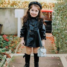 Black School Dresses For Fall, Black Dresses For School In Fall, Black Fall Dresses For School, Cute Winter Dress For School, Cute Black School Dress, Dress For Toddler Girl, Clothing Vendors, Sling Top, Boutique Wholesale