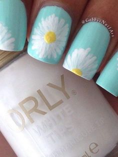 Nagellack Trends, Art Designs Ideas, Pedicure Designs, Daisy Nails, Spring Nail Art, Toe Nail Designs, Spring Nail, Toe Nail Art, Nail Designs Spring