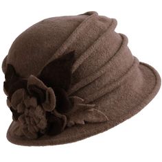 PRICES MAY VARY. Vintage wool cloche hats for women, Felt wool (boiled wool), 100% wool. Handmade item, Complex 3D floral patterns. 1920's hats. easily carried inside suitcase. Cute and crushable in my suitcase, PACKABLE and convenient to carry and absolutely save lots of space. Comfortable and easy to wear in this style winter dress hat. Lightweight and soft. It is a very stylish women winter hat that is going to keep you warm in cold days, yet you will look amazing. One size fits an average wo Inside Suitcase, 1920s Hats, Women Winter Hat, 1920s Women, Wool Cloche Hat, Pink Cowboy Hat, Cloche Hats, Ear Style, Pink Beanies