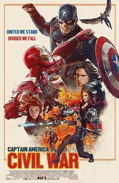 Poster Marvel, Film Marvel, Captain America Iron Man, 3d Karakter, Superhero Poster, Captain America Civil, Marvel Posters, Age Of Ultron