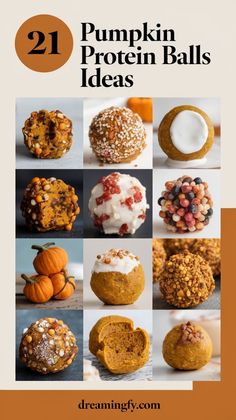 pumpkin protein balls are the perfect fall treat