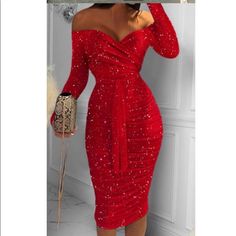 Brand New Dress! Stretchy Material! Glitter Party Dress, Midi Dress Outfit, Sequin Dress Party, Sequin Dress Short, Outfit 2023, Midi Dress Elegant, Marine Uniform, Party Kleidung, 2023 Christmas