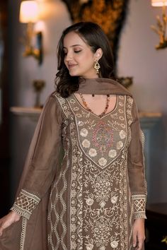 This Suit is a suitable amalgamation of style and grace that is required from ethnic wear. The dress is ideal for any formal or informal gathering. Crafted with the utmost care, our plazzo suits are made from high-quality fabrics that offer comfort and breathability, allowing you to move effortlessly. The highlight of our salwar suit, is meticulously designed to enhance your beauty. It comes in a range of stunning styles, catering to diverse occasions and preferences. Chest Size: Medium: 38 Inch Formal Sets For Navratri, Formal Sharara With Straight Kurta For Diwali, Formal Semi-stitched Sharara For Navratri, Elegant Lawn Suit For Navratri, Elegant Lawn Suit For Navratri Festival, Formal Palazzo Set For Diwali, Elegant Festive Lawn Suit For Navratri, Festive Elegant Lawn Suit For Navratri, Elegant Straight Kurta Lawn Suit For Festivals