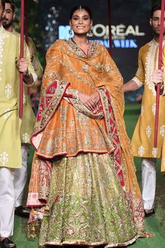 Raw Silk Orange Lehenga Peplum Pakistani Mehndi Dresses' Lehenga Peplum, Pakistani Mehndi Dress, Walima Dresses, Nikah Outfit, Orange Lehenga, Pakistani Mehndi, Mehndi Dresses, Green Lehenga, Pakistani Wedding Outfits