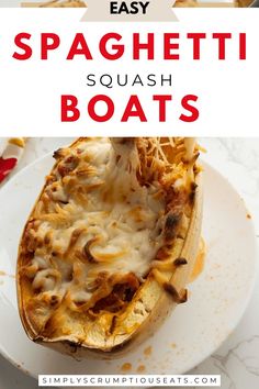 Spaghetti Squash Boats.