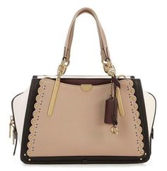 NEW - COACH - DREAMER Crossbody 2WAY from Coach, Street Style, Studded, Street Style, Crossbody, 2WAY, Plain, Bi-color, Elegant Style Material : Leather Top Handle Bags, Elegant Style, Purses And Handbags, Top Handle, The Dreamers, Top Handle Bag, Etsy Accessories, Accessory Gift, Bathing Beauties